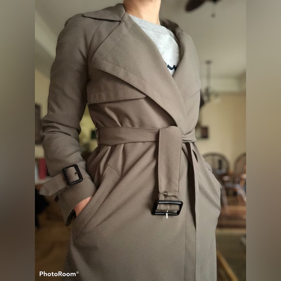 Micheal Kors Wrap Trench Coat - Picture 9 of 12
